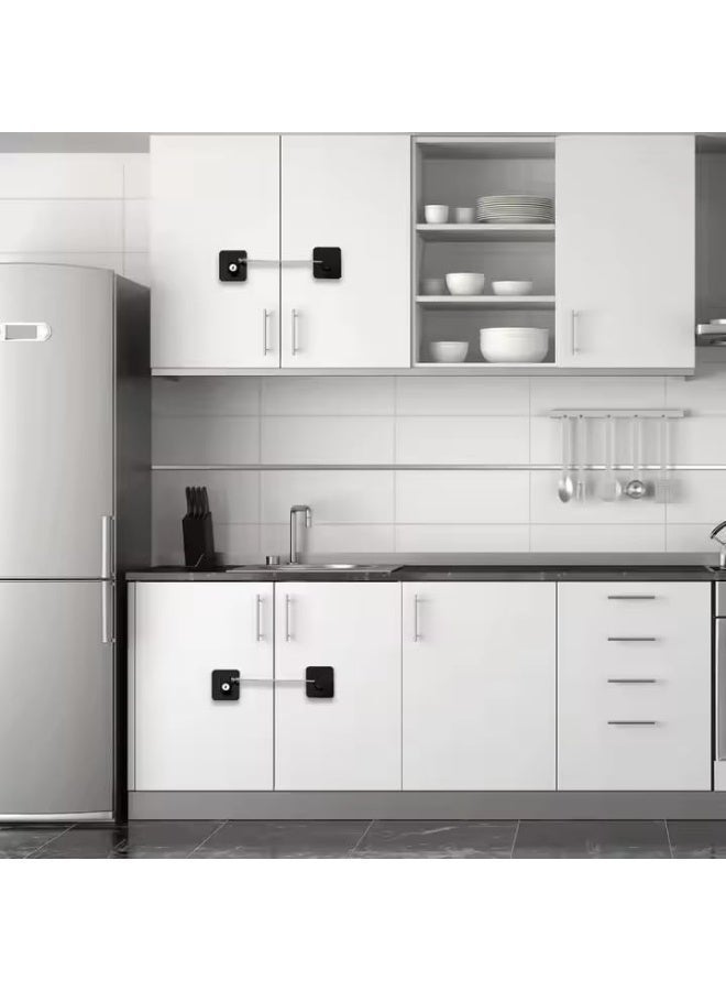 قفل بمفتاح طريقة سهلة وفعّالة لحماية أطفالك من فتح الثلاجة أو الابواب والادراج و العبث بمحتوياتها - Image 4